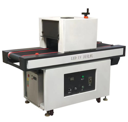 波長395nm UV LED硬化コンベア、300*100mm LED UV硬化ランプ付き、UV接着剤用