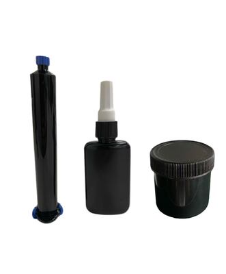 Injection needles, oxygen masks, medical laryngeal masks with UV adhesive