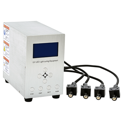 多チャンネルUV LEDスポット固化システム 4CH 365nm 395nm 小部品の同時固化
