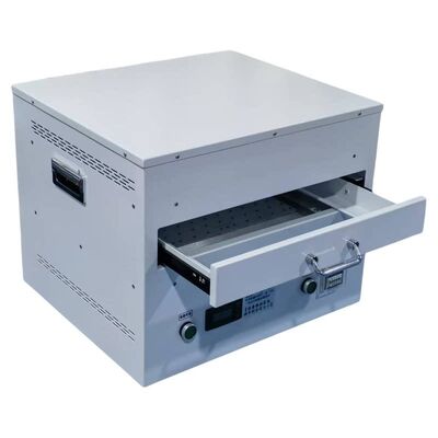 オゾンフリーUV 両面硬化チャンバー 400x400硬化エリア付き