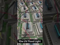 10W 20W 30W 舞台装飾のための紫外線洪水ライト 365nm オゾンなし