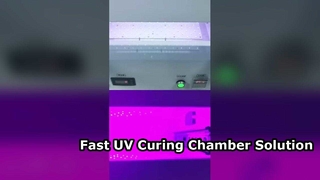 UV 硬化チャンバー 速乾性インク 樹脂接着剤