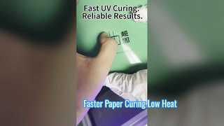 木製フローリング用高速 UV LED 硬化システム