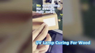 木質フローリング用高効率UV LED硬化システム