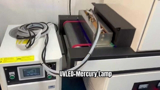 UVLED 1 個 + 水銀ランプ 2 個